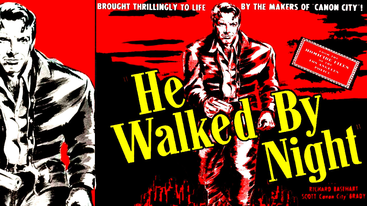 He Walked by Night (1949) Film Noir| IN COLOR | Heist | Mystery | Crime Thriller !