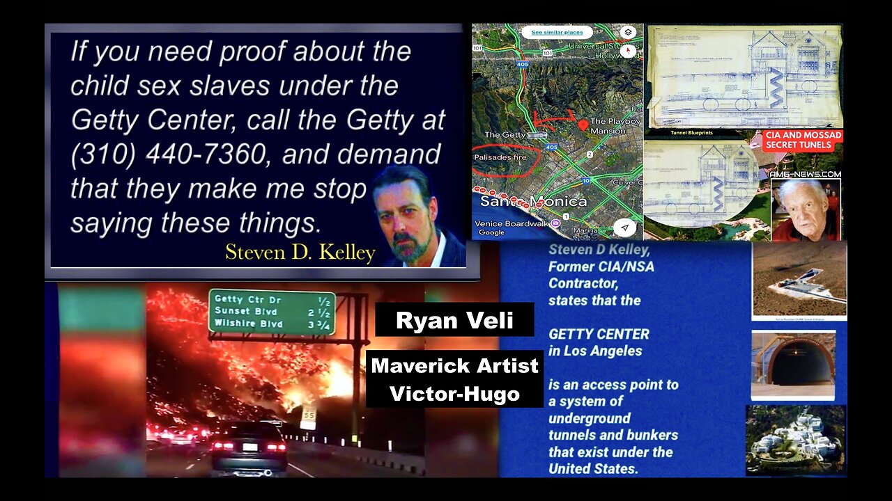 California Fire Expose Getty Museum Bunker Playboy Mansion Tunnels Steve Kelley Ryan Veli VictorHugo