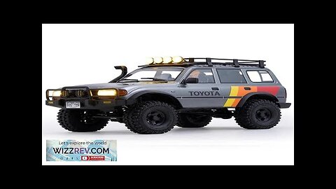 FMS FCX10 LC80 for TOYOTA Land Cruiser 80 RS 1/10 2.4G 4WD Review