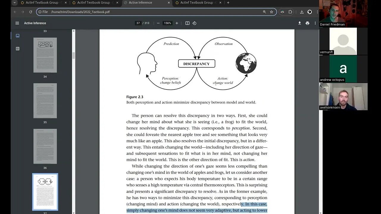 ActInf Textbook Group ~ Cohort 7 ~ Session 4 (Chapter 2, part 2) ~ 8/12/2024
