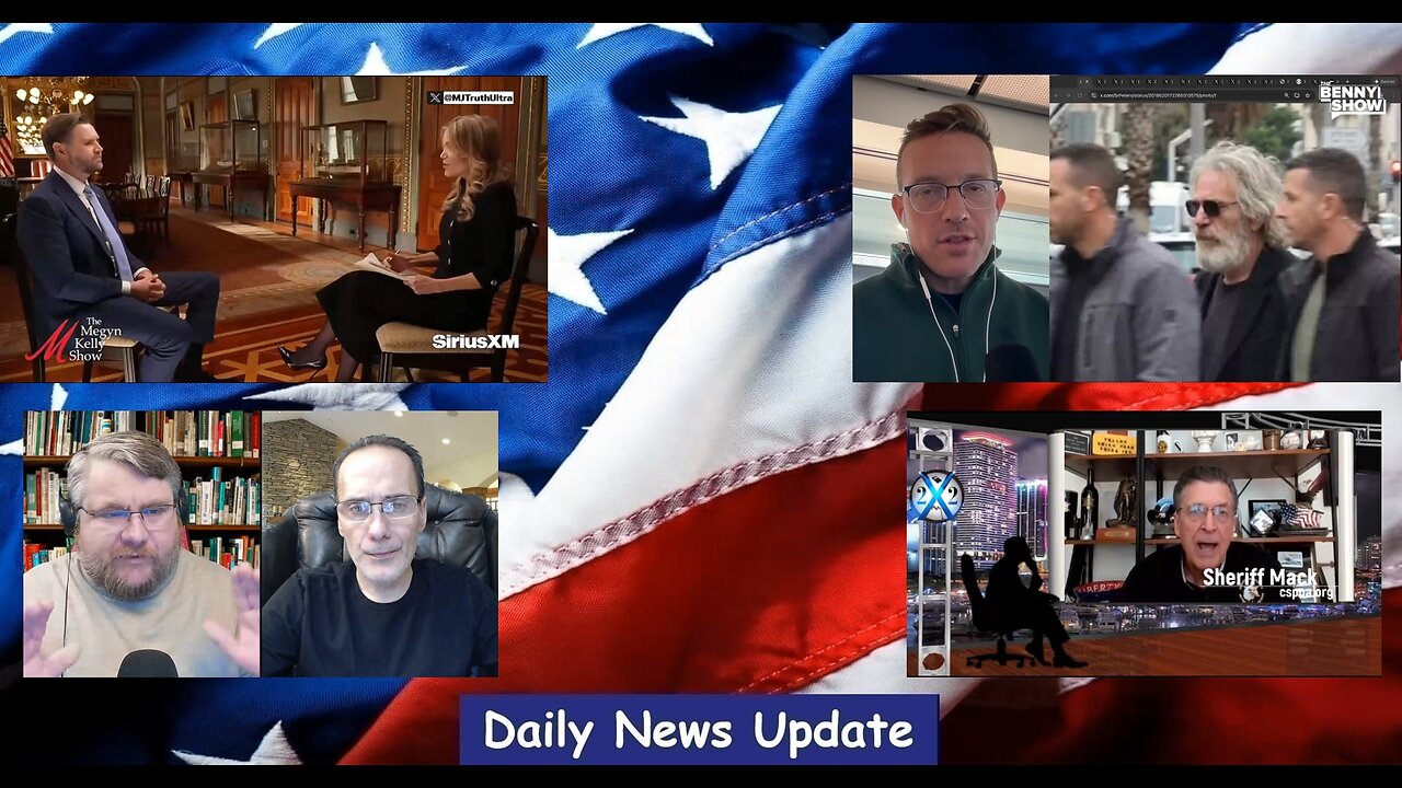 EP1831 | MJ Truth: JD Vance, Benny Johnson: Epstein Alive, McWattersaffect: 2020 Election, X22 Report: Sheriffs