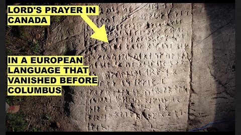 Mystery Of Lord's Prayer Rock Carved In Canada In A European Ancient Language
