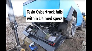 Tesla cybertruck hitch fails in test