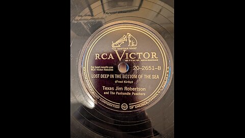 RCA Victor 20-2651B Lost Deep In The Bottom Of The Sea