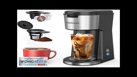 Famiworths Iced Coffee Maker Hot and Cold Coffee Maker Single Serve Review