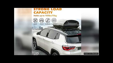 Roof Rack Aluminum Alloy ONLY Rail Cross Bars Rail Fit for 2010-2024 Review