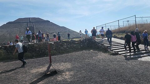 VISITING TEOTIHUACAN UNITED STATES OF AMERICA
