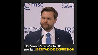 J.D. Vance critica a la UE por su postura sobre la libertad de expresión