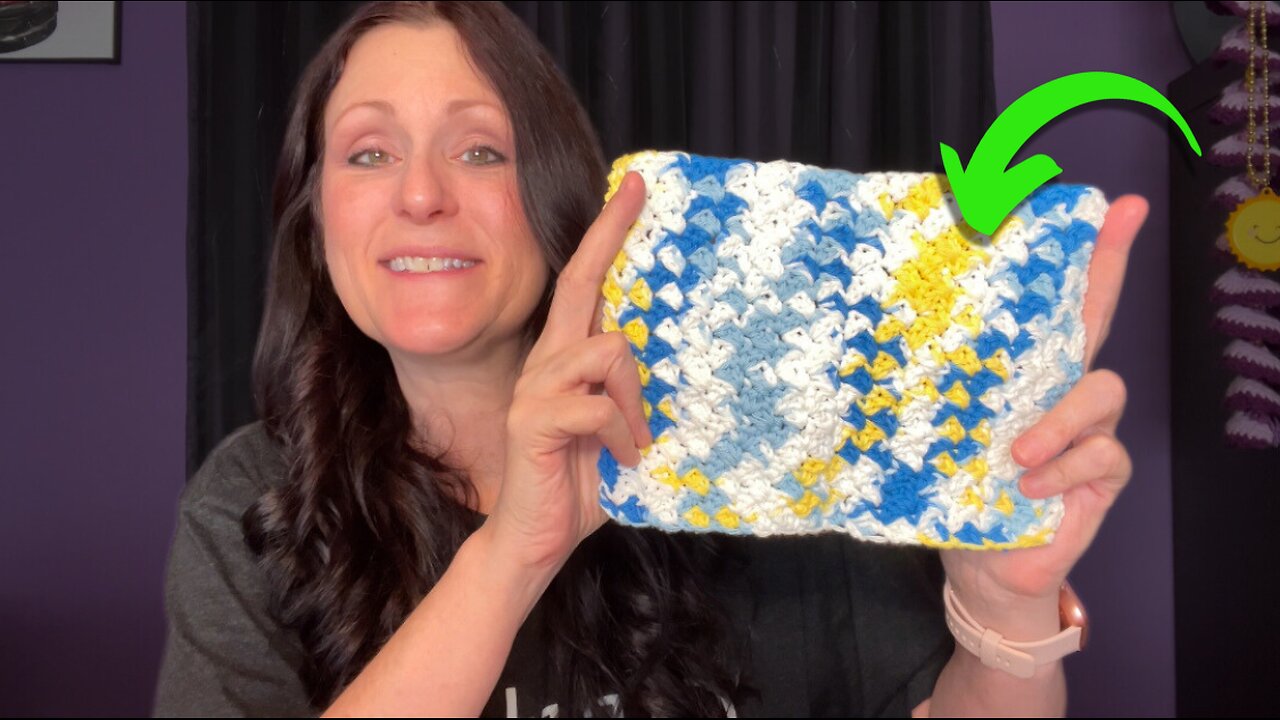 This Yarn Makes Beautiful Crochet Dishcloths!