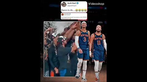 Josh hart caught ass grabbing after winning nba cup🌈🌈🌈🌈