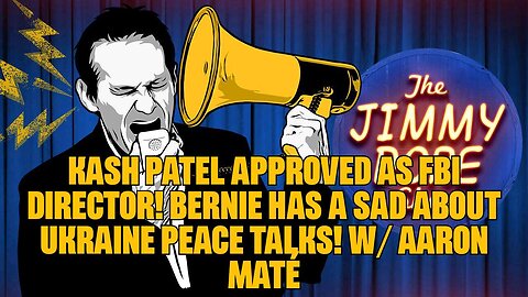 Kash Patel APPROVED As FBI Director! Bernie Has a Sad About Ukraine Peace Talks! w⧸ Aaron Maté