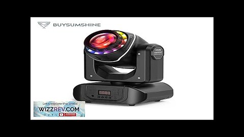 Buysumshine 120W LED 10 Gobos 8 Colors Stage Light Moving Head Light Review