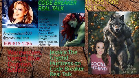 Jessica The Cryptid Huntress on SSP, Dogman, AI Cyborgs, and Future