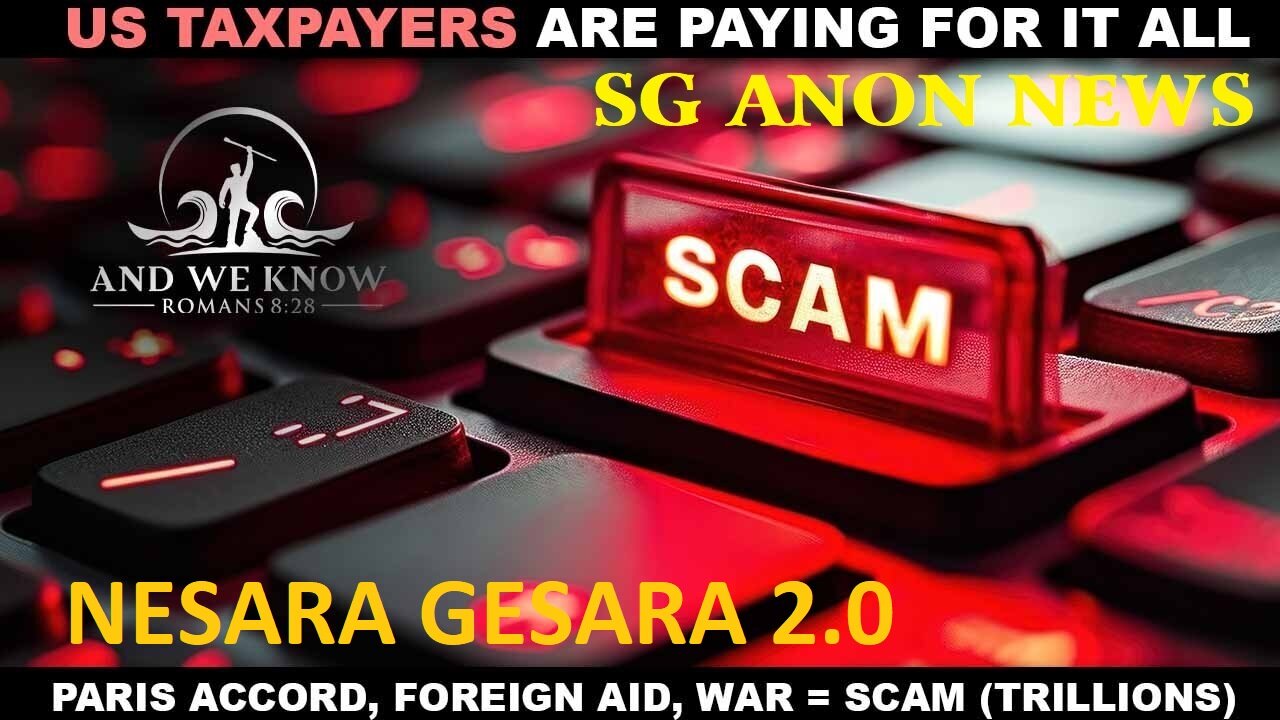 AND WE KNOW 11.10.25: US TAXPAYERS paying for it all,PRAY!