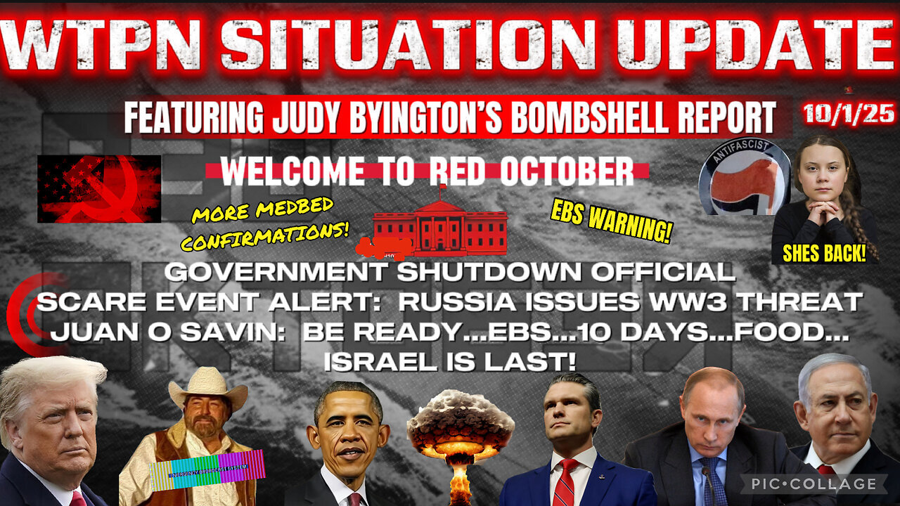 WTPN ~ Judy Byington ~ Situation Update ~ 10-1-25 ~ Trump Return ~ Restored Republic via a GCR