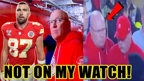 Chiefs security SNAPS at Prime Video Cameramen trying to capture Travis Kelce's final home game!