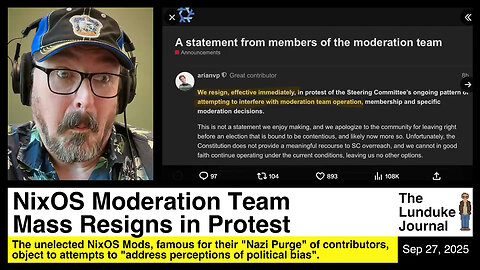 NixOS Mod Team Mass Resigns in Protest 