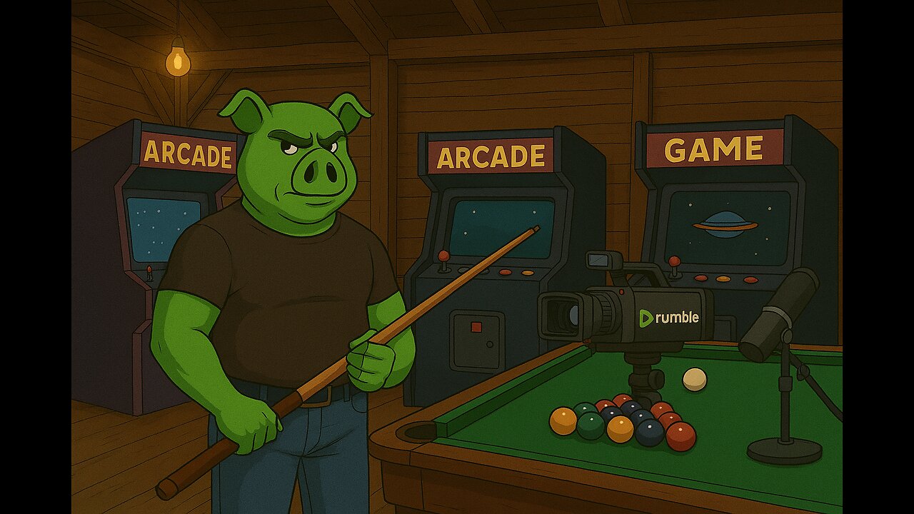 Piggy Partner is Playing 8 Ball Pool in the SPIGARMY SHED (Road to 600 Followers)