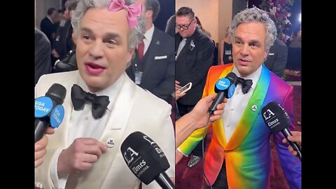 DUMBEST Scrote In Hollywood Mark Ruffalo Weeps About Trump TERRORIZING HIM As An American And HOOBOY