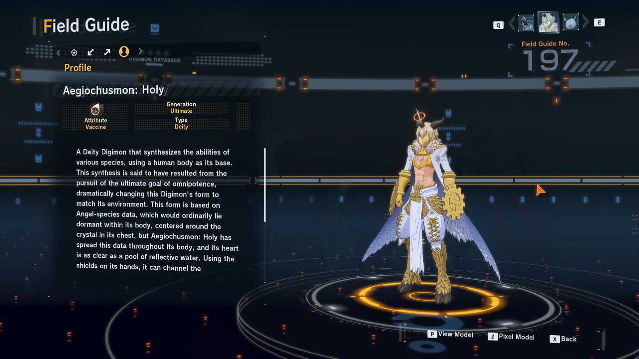 aegiochusmon holy all digivolution/de-digivolution/profile Digimon Story Time Stranger