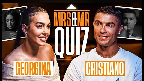 Cristiano Ronaldo y Georgina REVEAL ALL in the Couples Quiz❤️