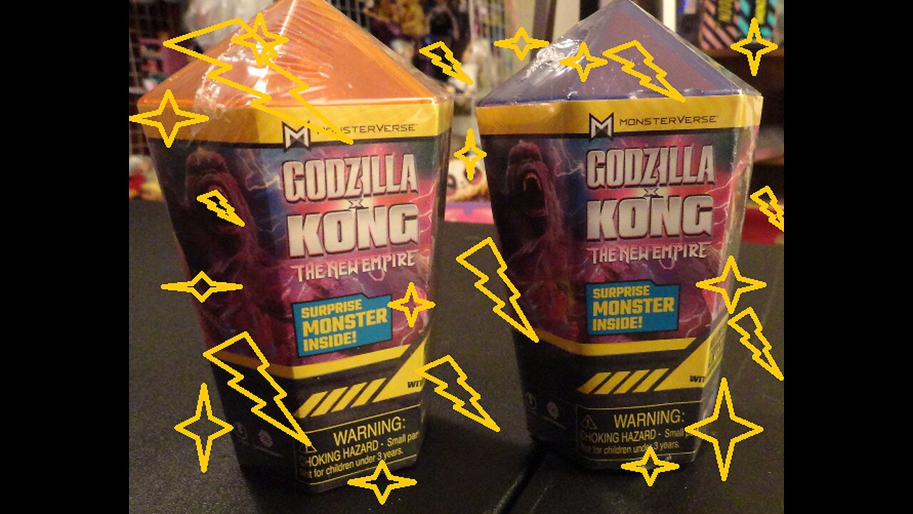 Godzilla X Kong The New Empire blind boxes