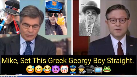 Johnson Sets Records Straight With Stephanopoulos. 😅😀😂😈🤡👮🕵📽📺🐸