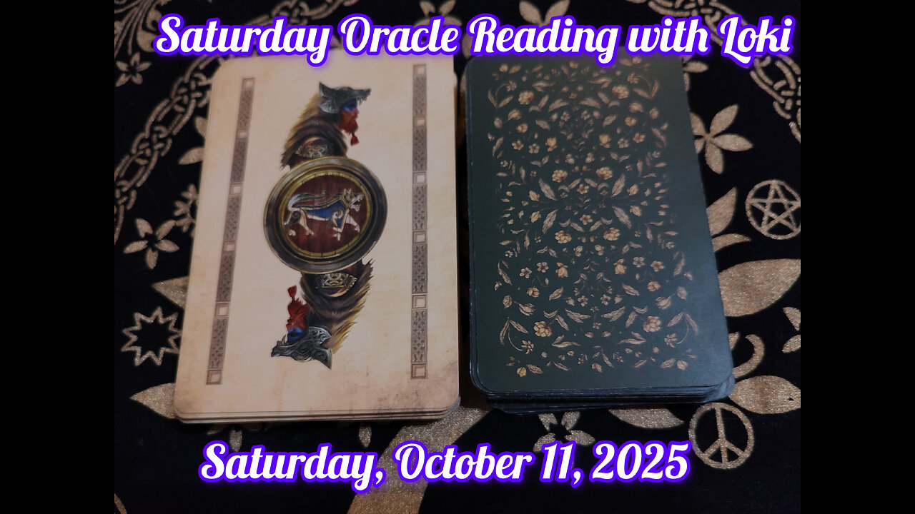 Saturday Oracle Reading with Loki: October 11, 2025