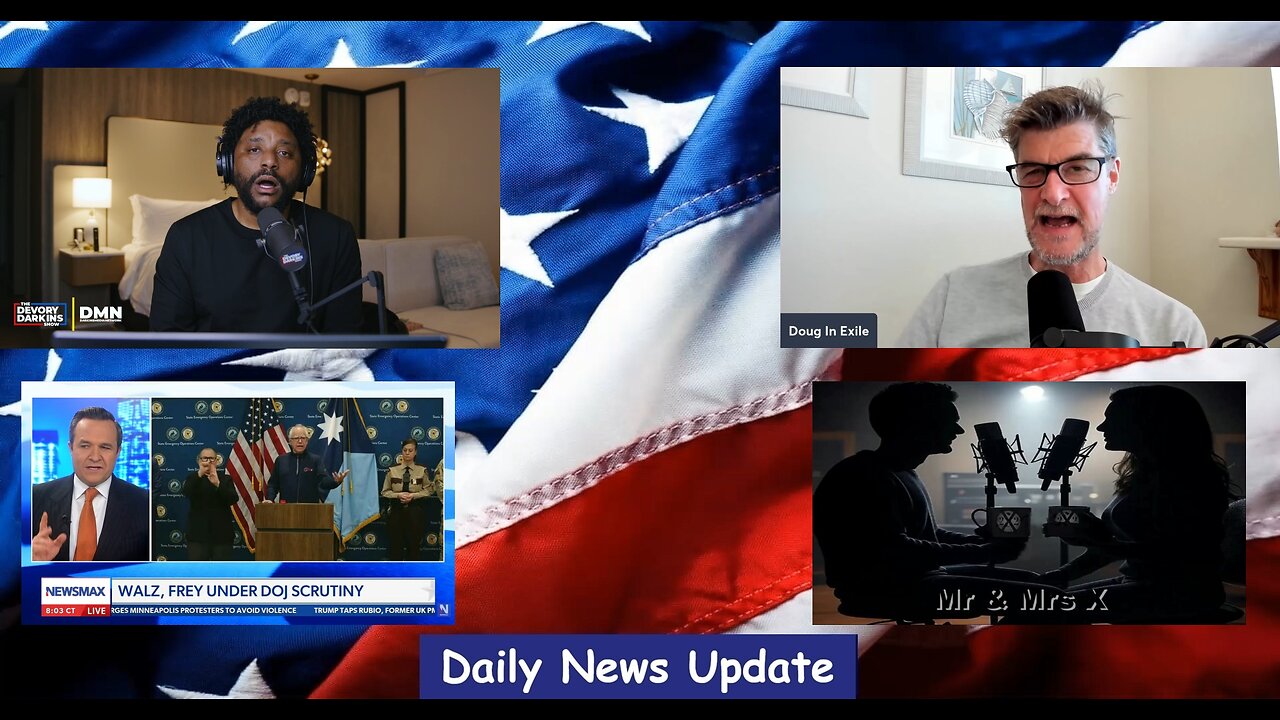 EP1810 | Devory Darkins: Rioters, Doug In Exile: Fetterman, Newsmax: Frey & Walz, X22 Report: Mr & Mrs X