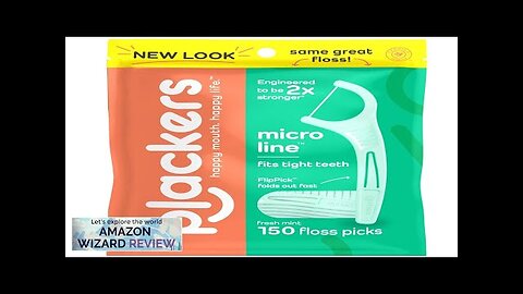 Plackers Micro Line Dental Floss Picks Fold-Out FlipPick Tuffloss Easy Storage Review