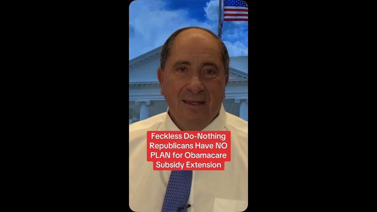 Feckless Do-Nothing Republicans Have NO PLAN for Obamacare Subsidy Extension