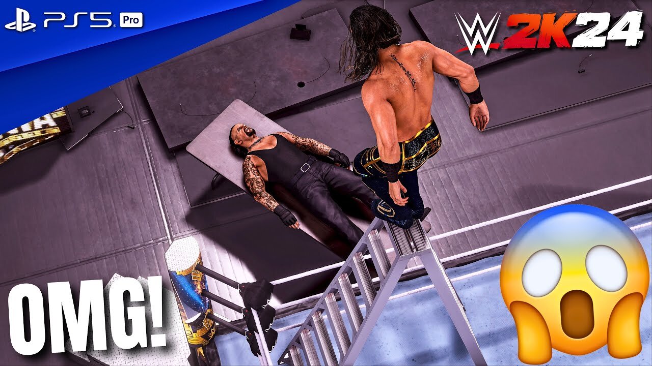 WWE 2K24 - Seth Rollins vs. The Undertaker - WrestleMania 39 Main Event Match | PS5 Pro [4K60]