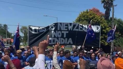 New Zealand patriots stop Indian march