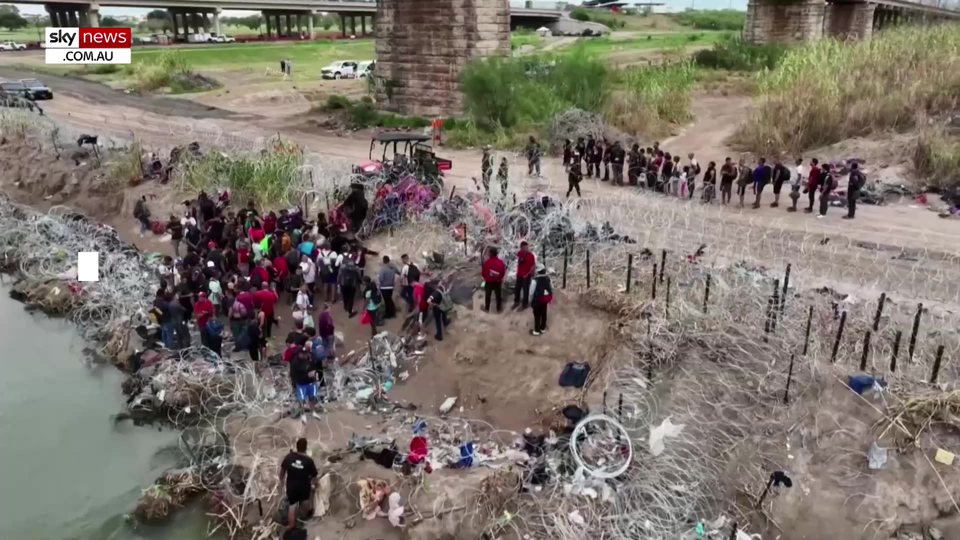 Illegals break down as Trump shuts down border effective immediately