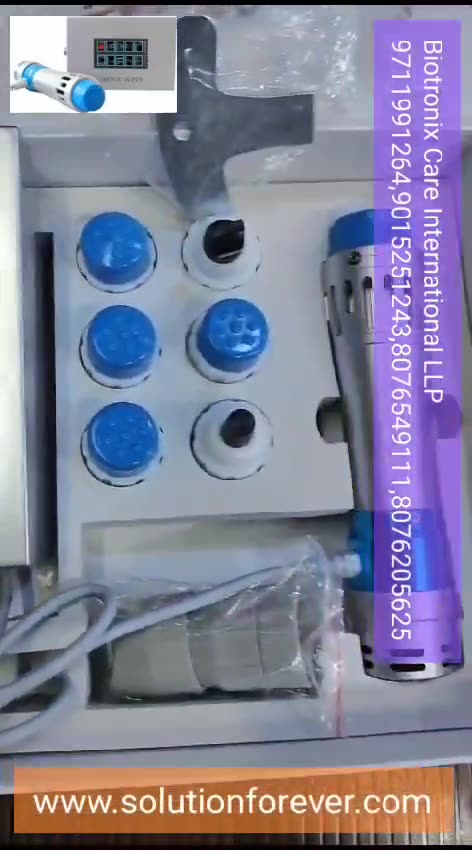 Shockwave Therapy Touch Screen Digital SW-18 Portable Compact Electromagnetic Type