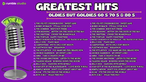 Back To The 60s 70s 80s 90s - Greatest Music Hits - Best Songs Of The times 2