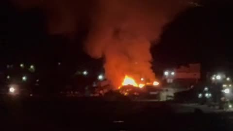 Incendio en La Boquilla