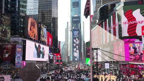 New York city Walk to Time Square 4K