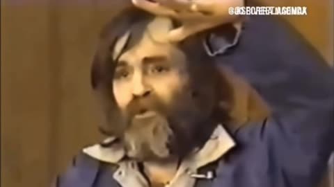 Remember Charles Manson 🤯 THEY ALL CONSIDERED THIS MAN CRAZY UNTIL HE SAID THIS