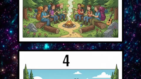 Mountain Hiking Adventure 🏔️ | Spot the Differences Challenge