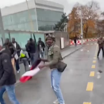 Clashes in France between various African factions.