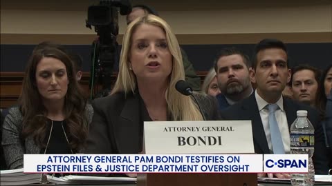 AG Pam Bondi: "You all should be apologizing. You sit here and you attack the President