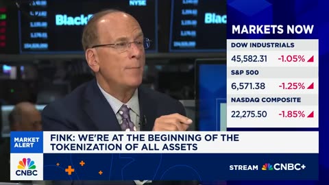 BlackRock CEO and interim co-chair of the World Economic Forum (WEF), Larry Fink: We're at the beginning of the tokenization of all assets