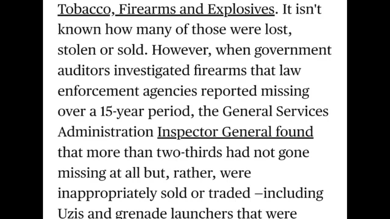 LEOOs Law Enforcement Officers & Officials caught selling firearms to known