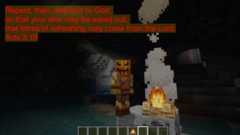 Minecraft Bible Verse Acts 3:19 NIV