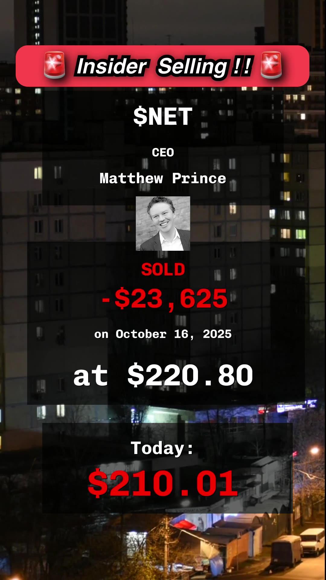 🔥 insider selling at $NET, $SNX, $PATH, $U #insidertrading #stocks #finance