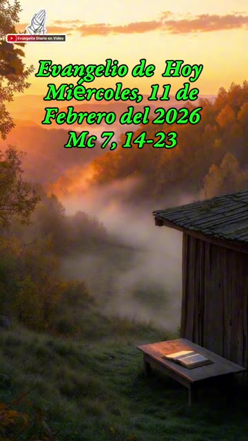 Evangelio de Hoy Miércoles, 11 de Febrero del 2026 Mc 7, 14-23