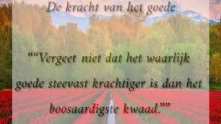 De Kracht van Het Goede