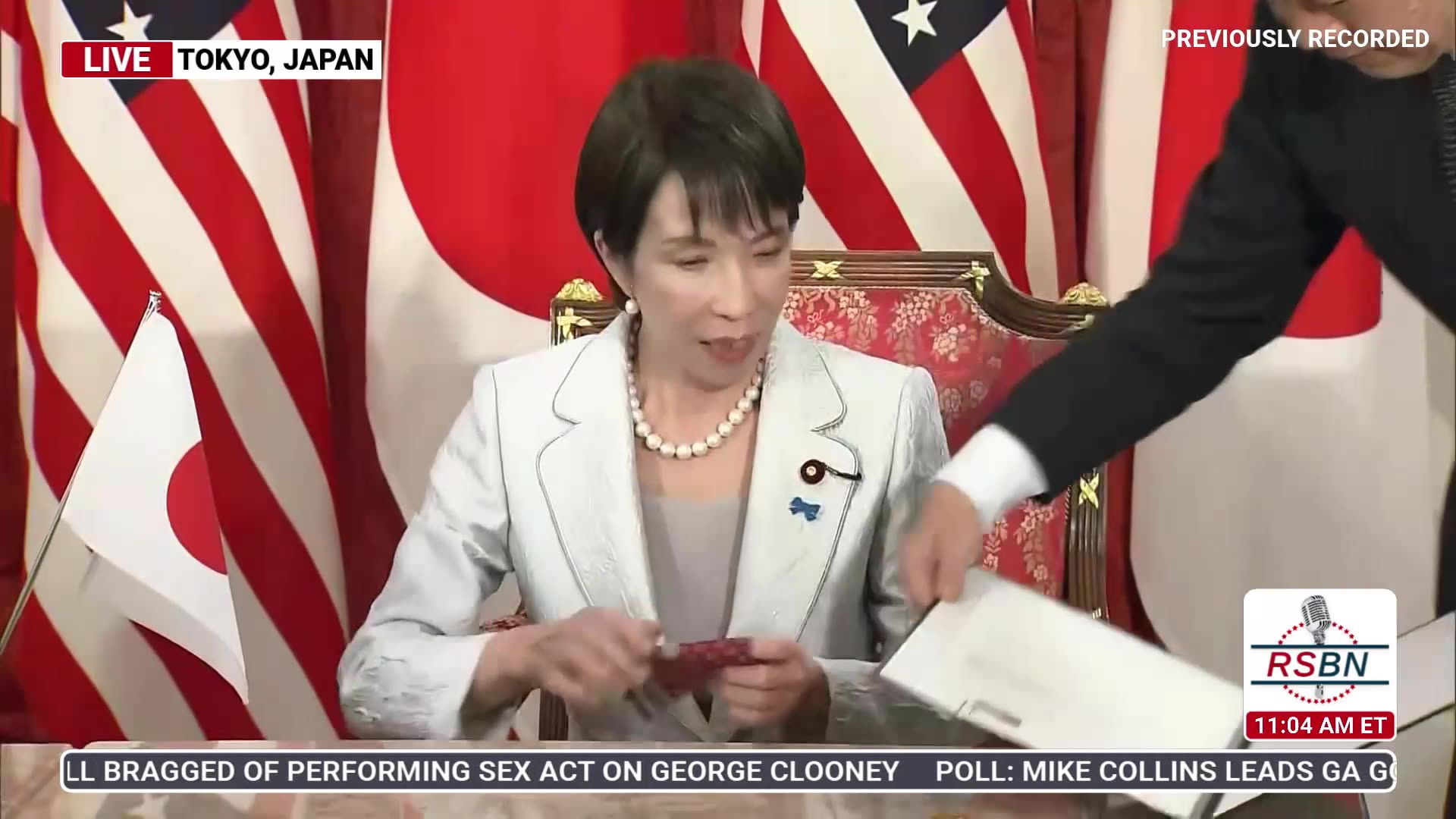 WATCH: President Trump Signs Agreement with the Prime Minister of Japan - 10/28/25