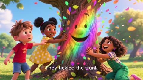 The Magical Adventure of Three Friends and the Laughing Tree